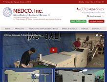 Tablet Screenshot of nedcofold.com